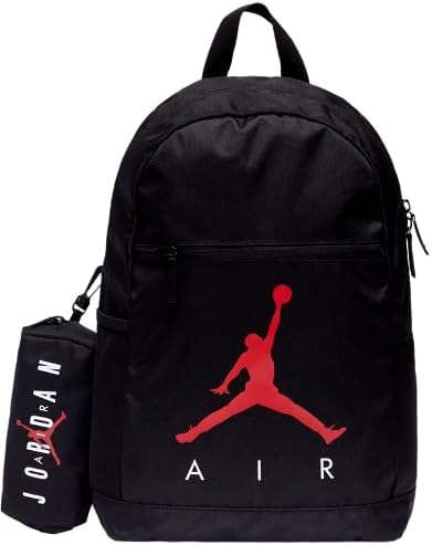 Amazon.com | Jordan Backpack Black/Gym Red One Size | Casual Daypacks